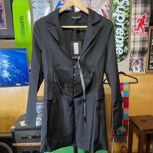 PrettyLittleThing Black Women's Blazer